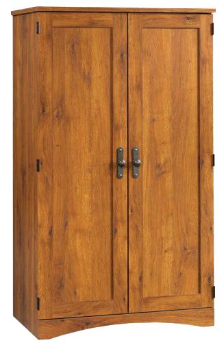 Sauder Harvest Mill 404958 2 Door Computer Armoire Westrich